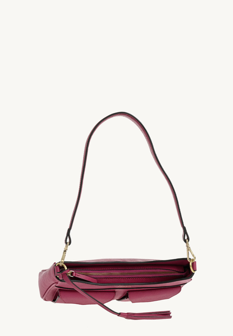 LISON - Sac porté épaule cuir grainé