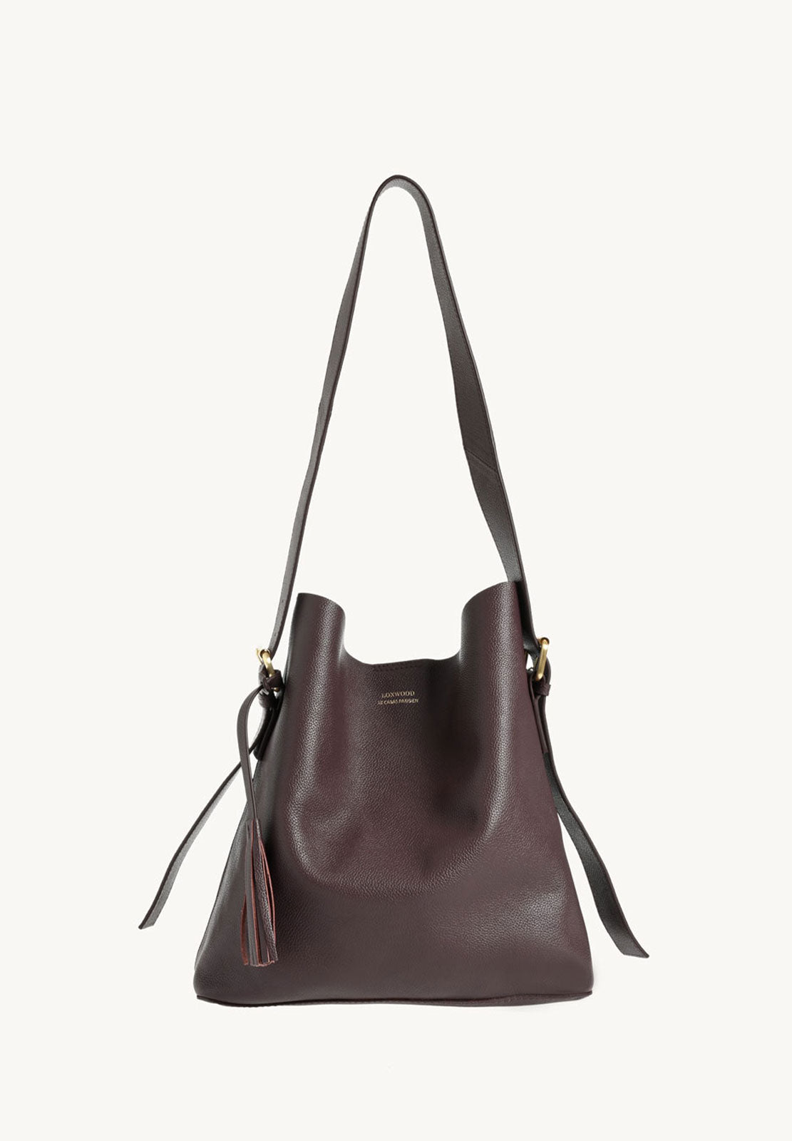 NAYA - Grained leather shoulder bag