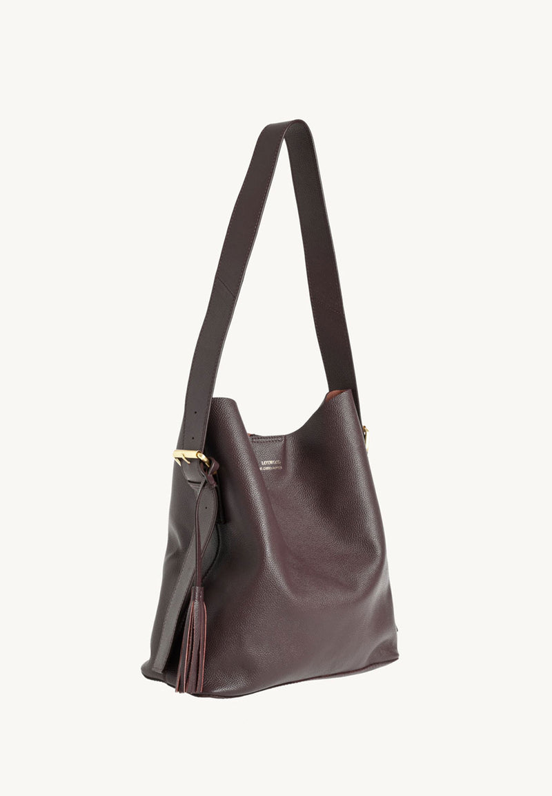 NAYA - Grained leather shoulder bag