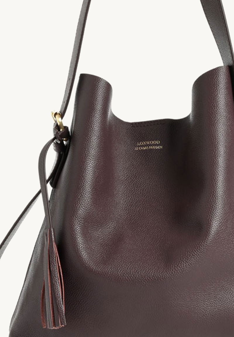 NAYA - Grained leather shoulder bag