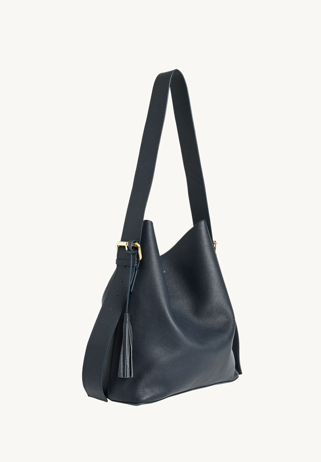 NAYA - Grained leather shoulder bag