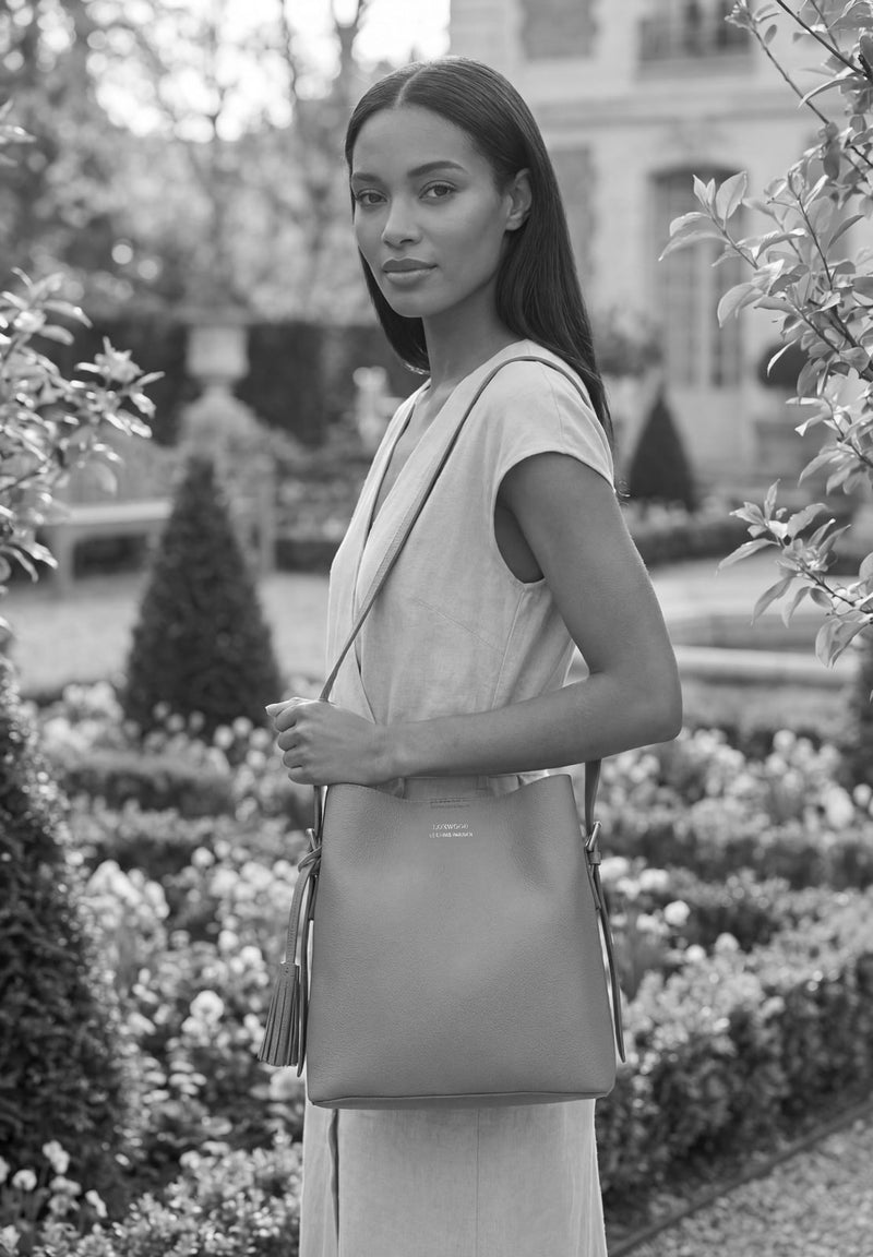 NAYA - Sac épaule en cuir grainé