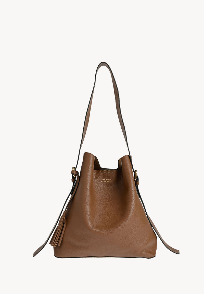 NAYA - Grained leather shoulder bag