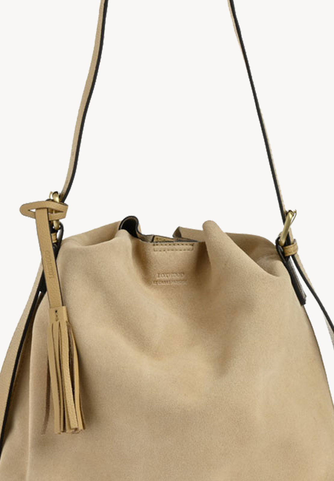 NAYA - Sac porté épaule en cuir velours