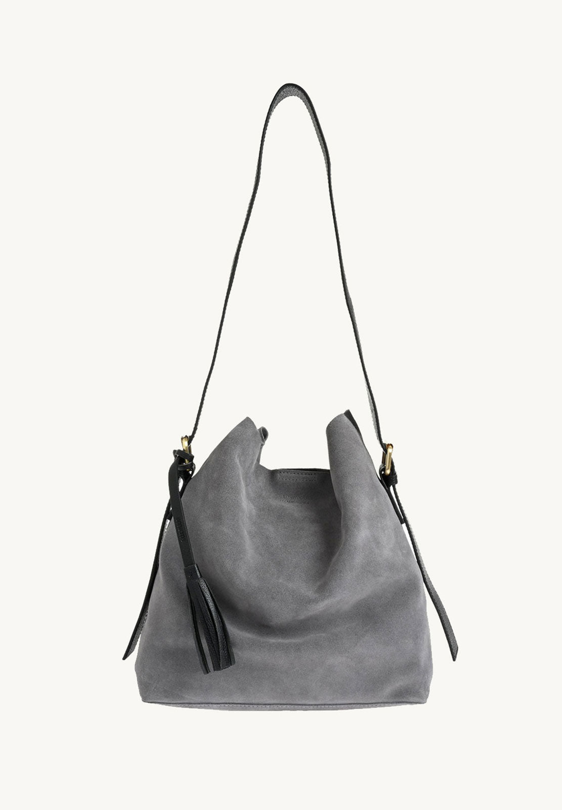 NAYA - Sac épaule en cuir velours