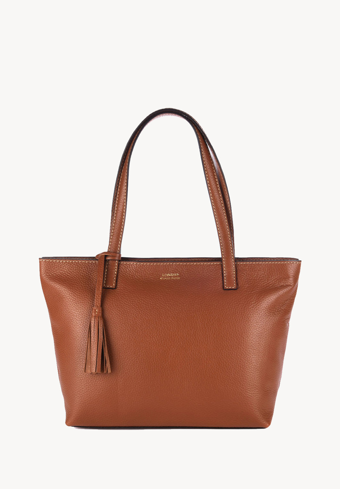EDEN - Grained leather shoulder handbag