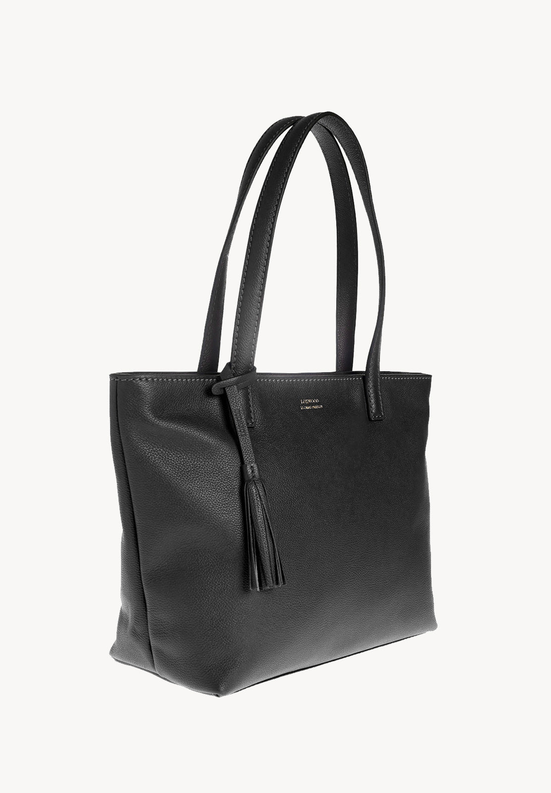 EDEN - Grained leather shoulder handbag