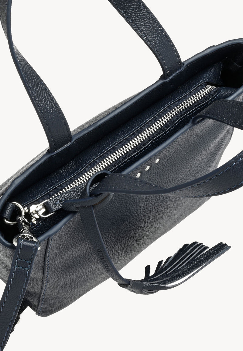 BABY CABAS - Petit crossover en cuir grainé