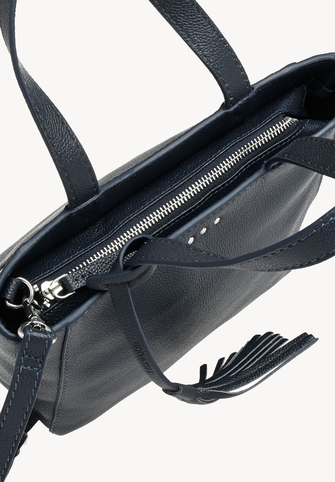 BABY CABAS - Petit crossover en cuir grainé