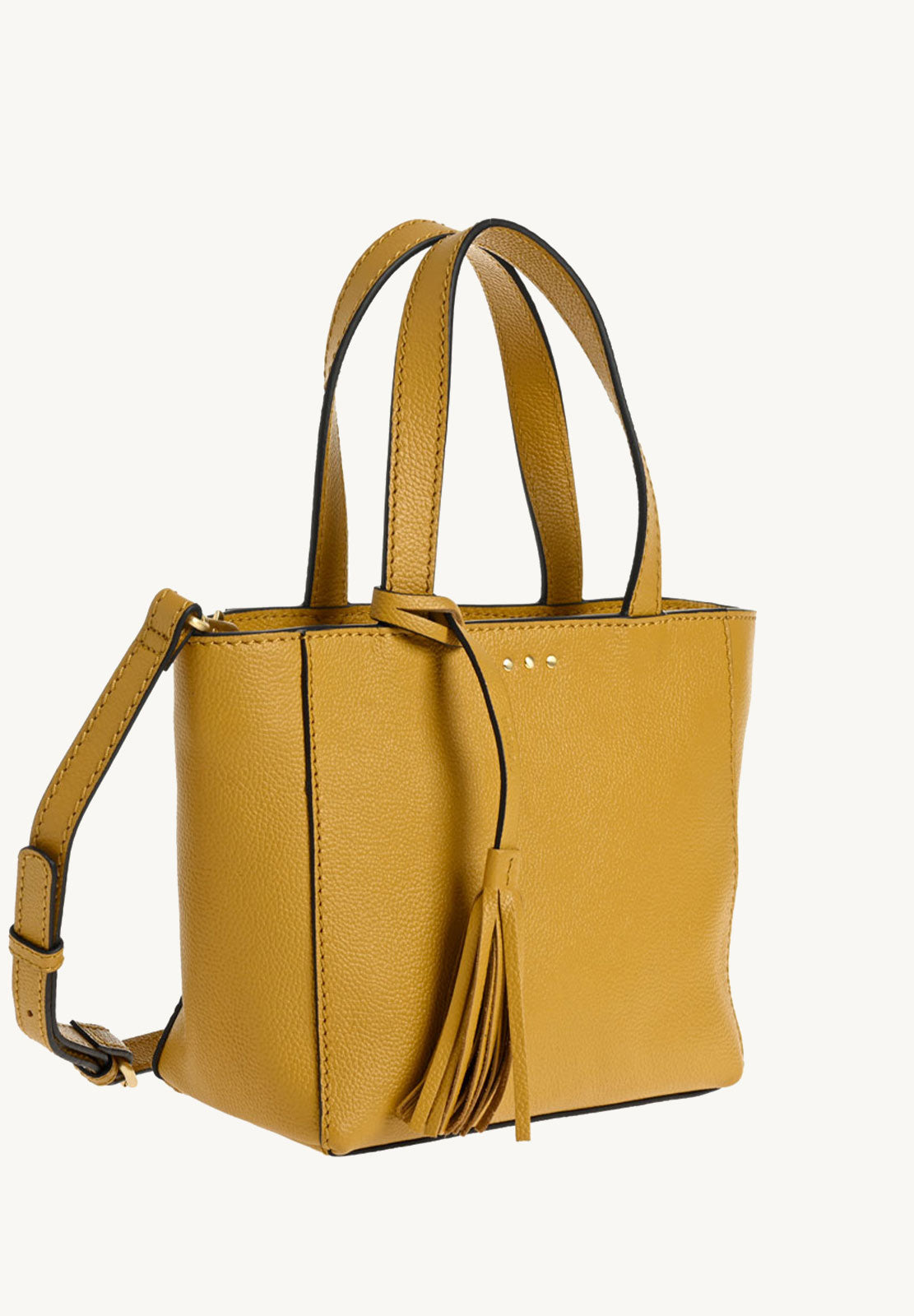 BABY CABAS - Petit crossover en cuir grainé