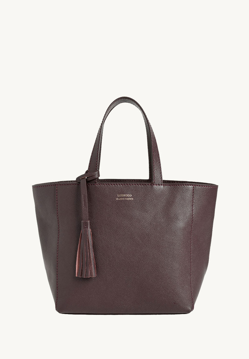Small PARISIEN tote bag - Grained leather