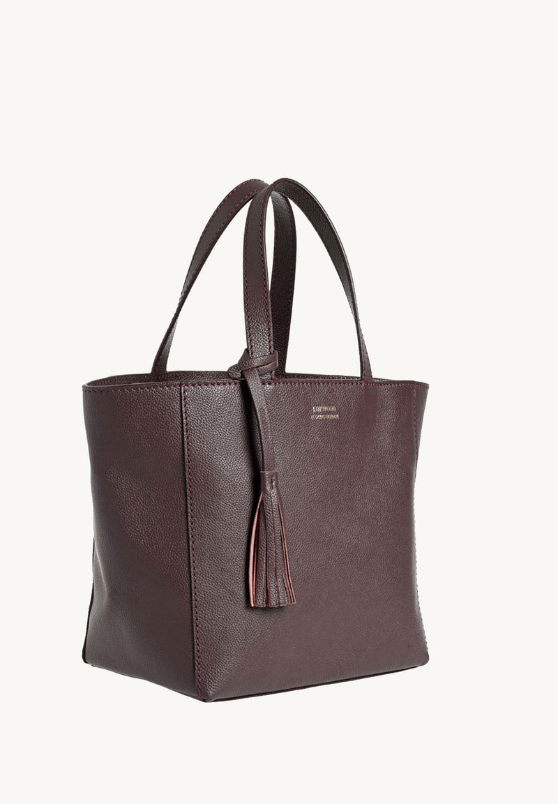 Small PARISIEN tote bag - Grained leather