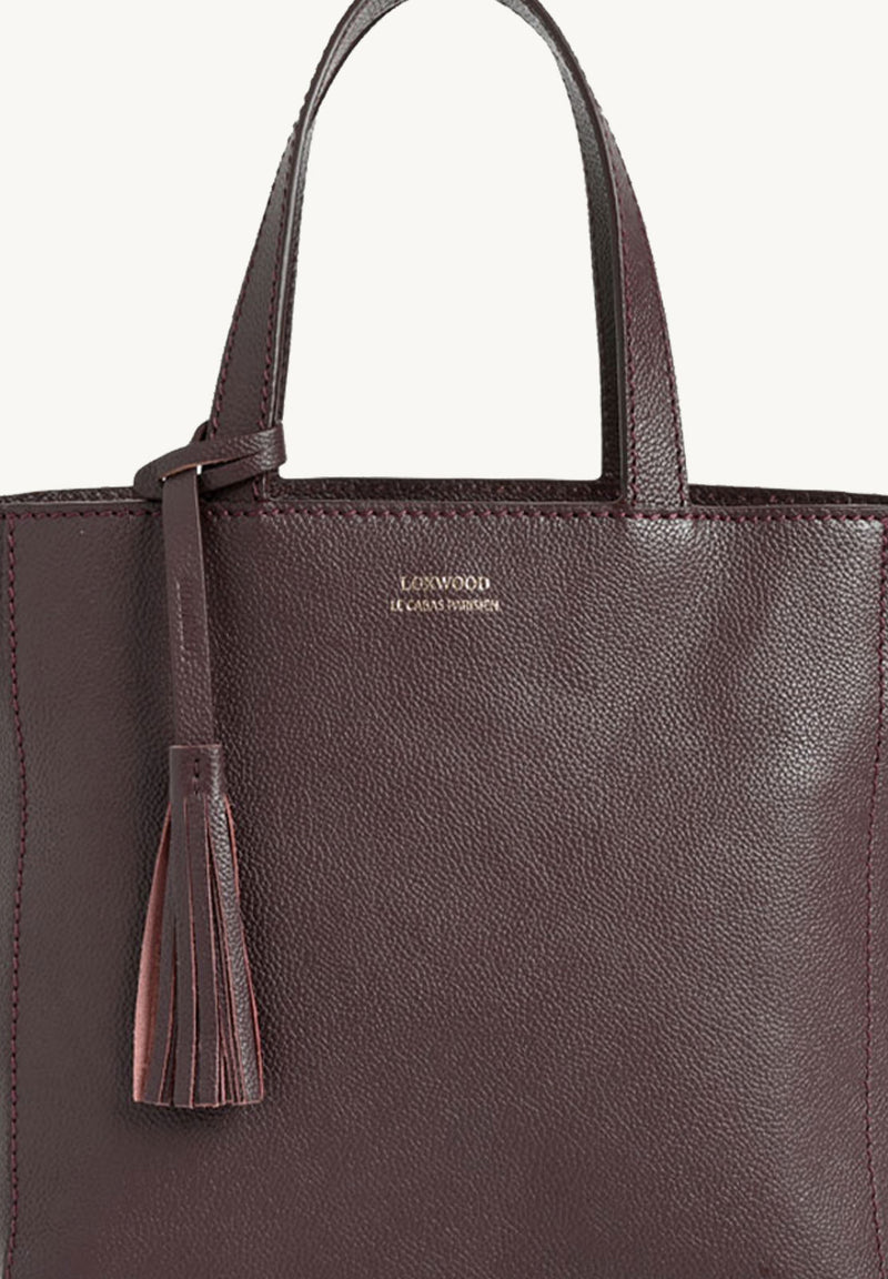 Small PARISIEN tote bag - Grained leather