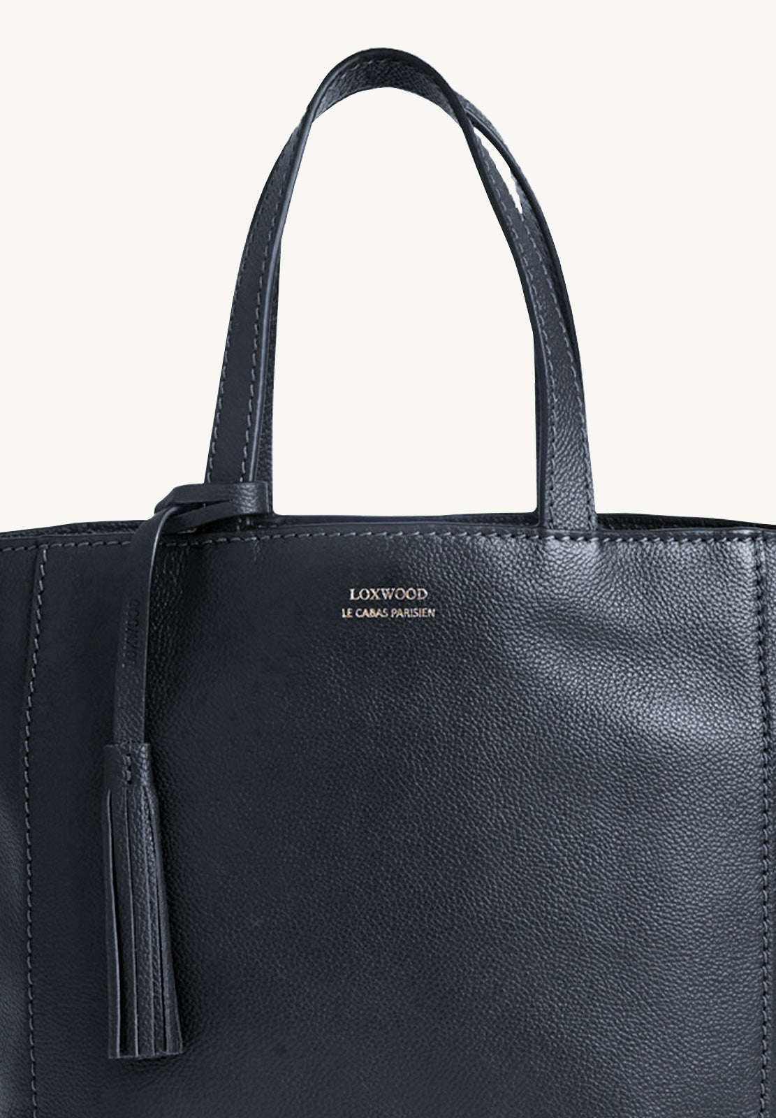 Small PARISIEN tote bag - Grained leather