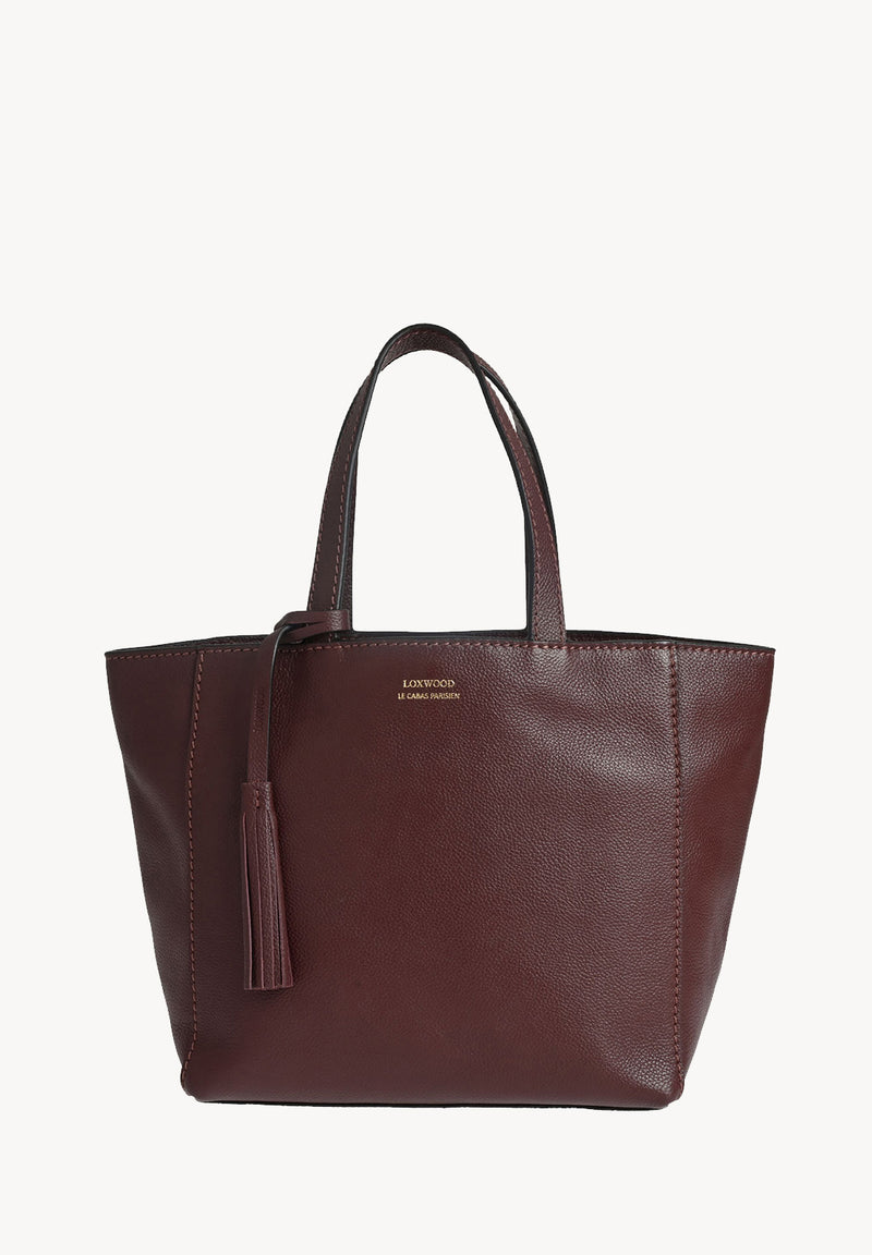 Small PARISIEN tote bag - Grained leather