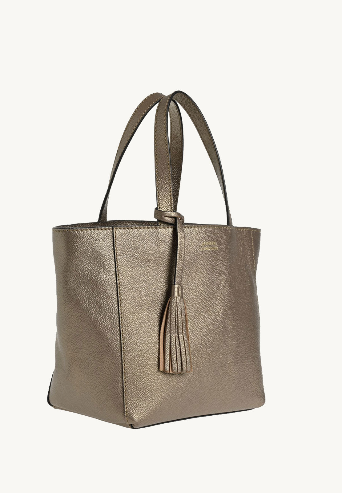 Small PARISIEN tote bag - Grained leather