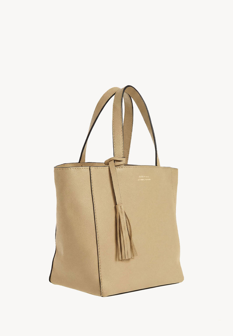 Parisian Small Champagne Tote Bag