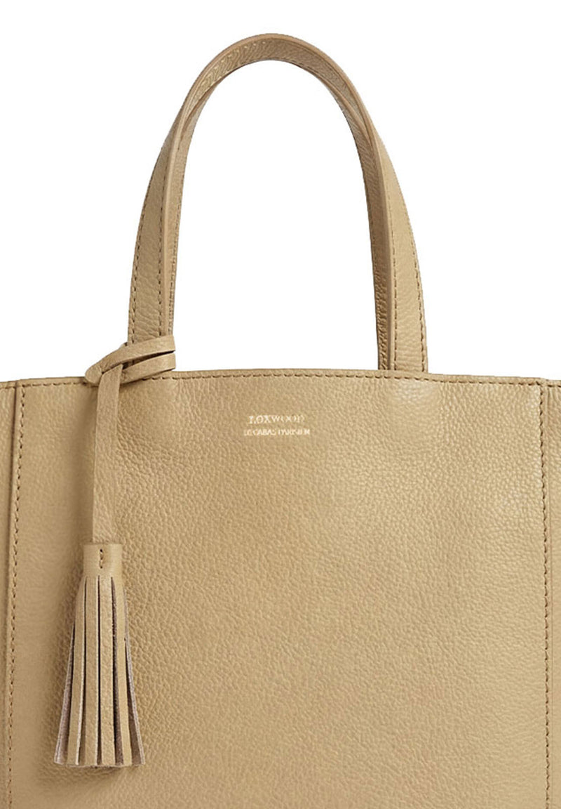 Parisian Small Champagne Tote Bag