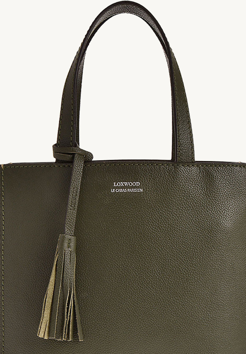 Small PARISIEN tote bag - Grained leather