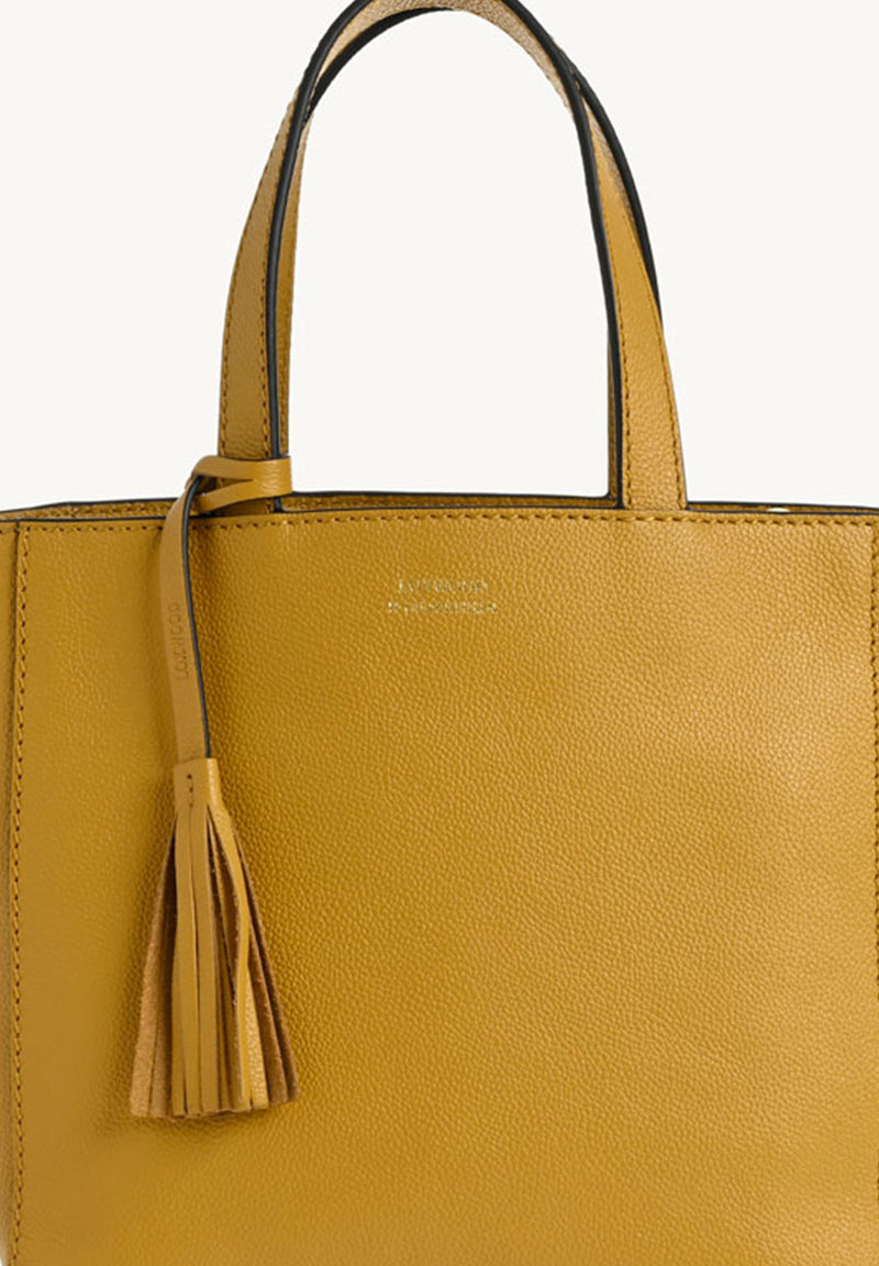 Small PARISIEN tote bag - Grained leather