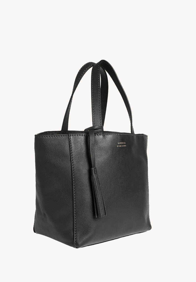 Small PARISIEN tote bag - Grained leather