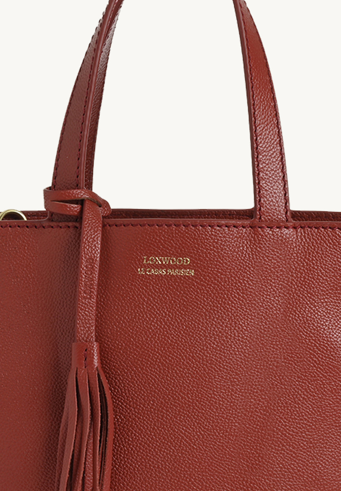 Small PARISIEN tote bag - Grained leather