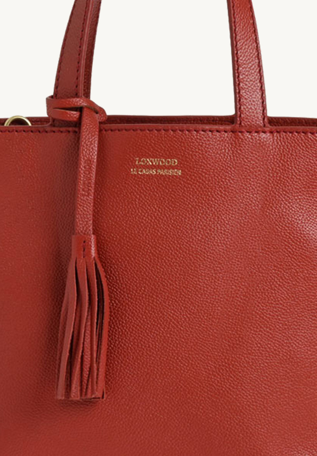 Small PARISIEN tote bag - Grained leather