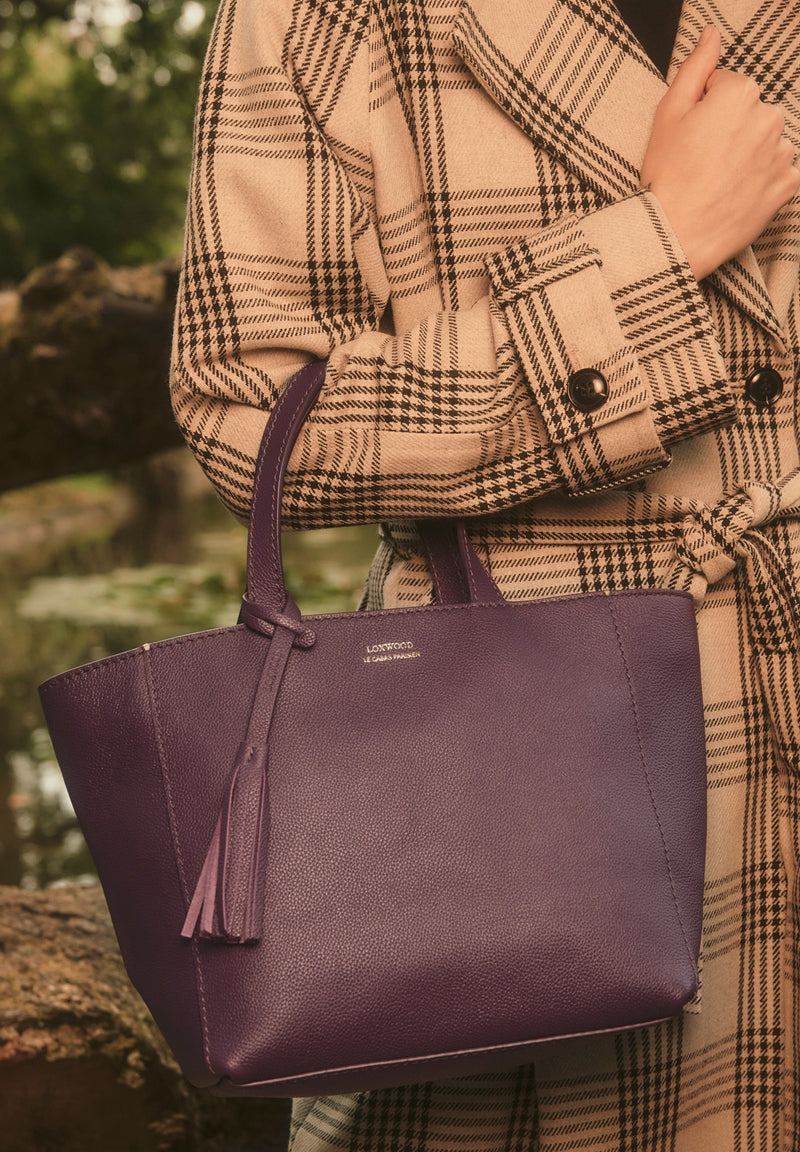 Small PARISIEN tote bag - Grained leather