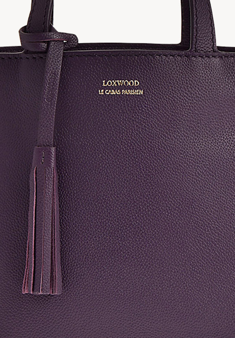 Small PARISIEN tote bag - Grained leather