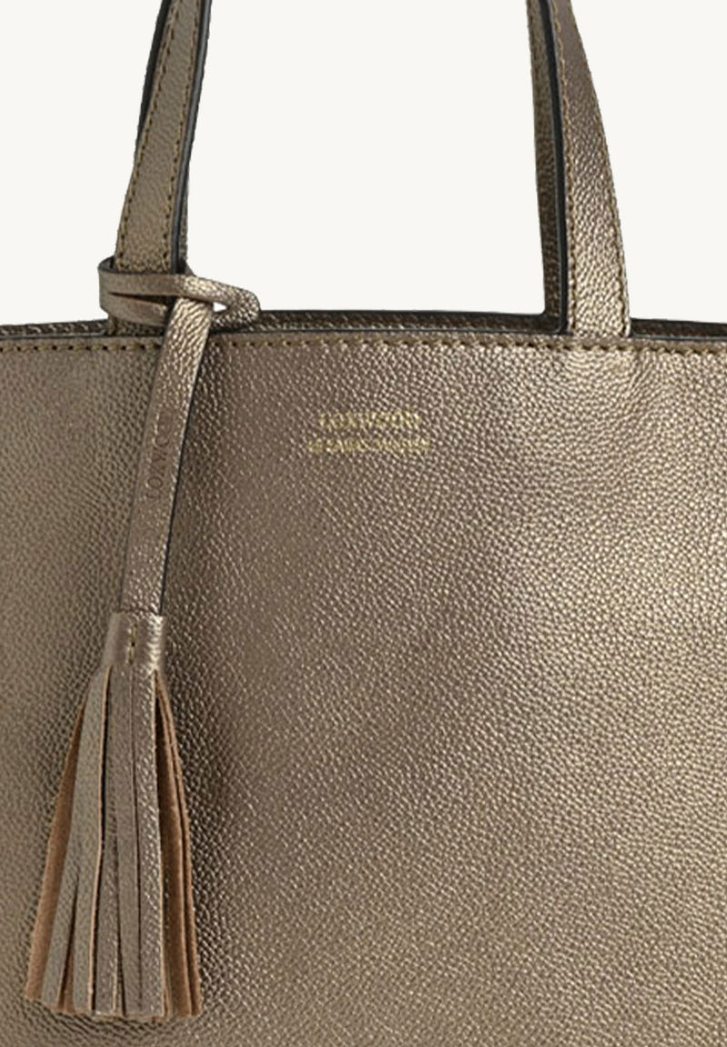 Small PARISIEN tote bag - Grained leather
