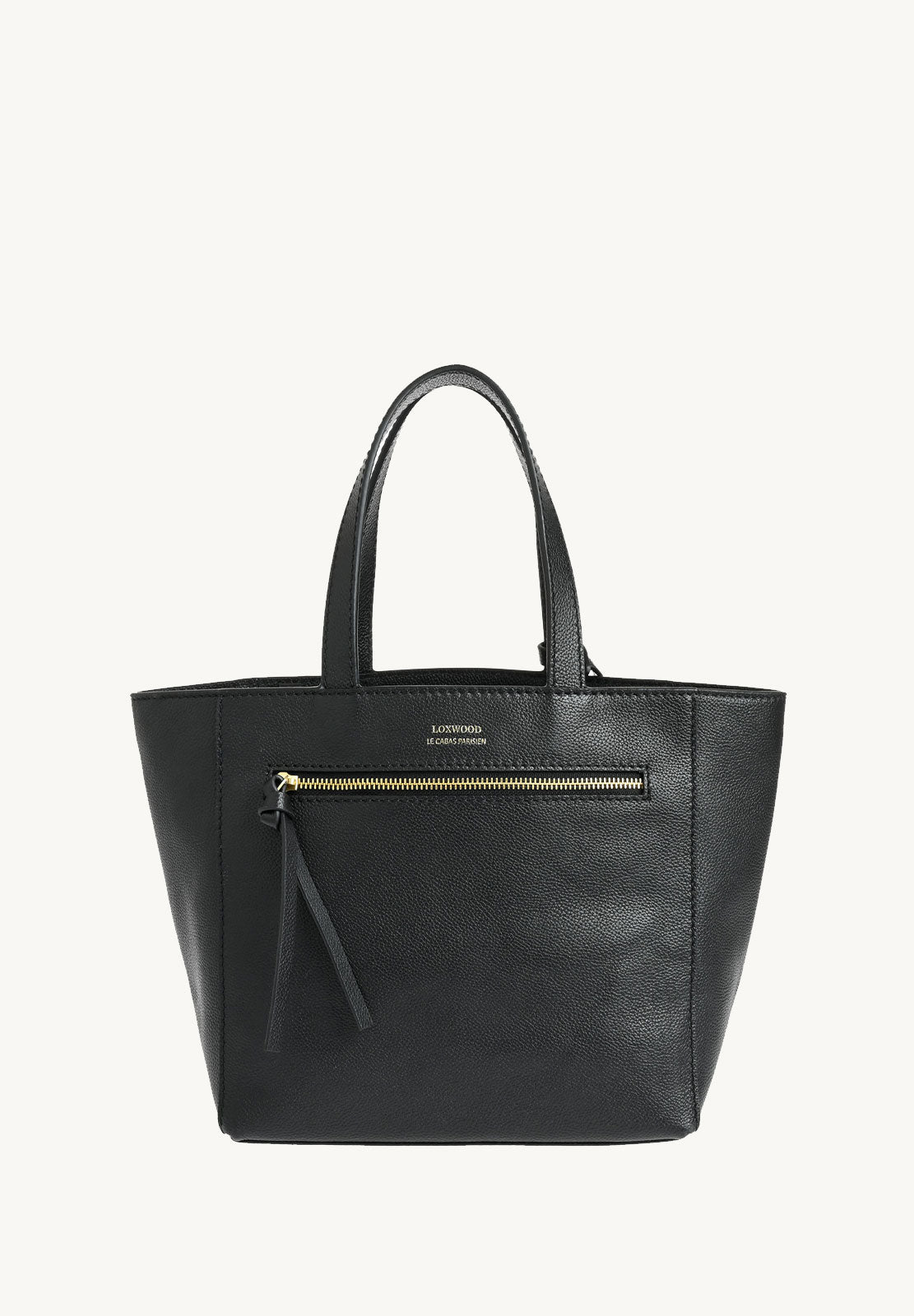 Small PARISIEN L Studded Tote Bag - Grained Leather