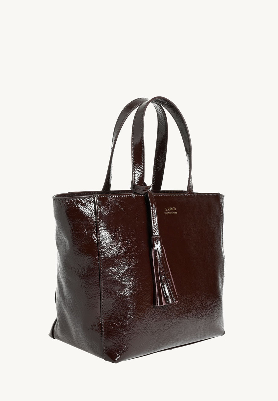 Cabas Parisien en cuir vernis