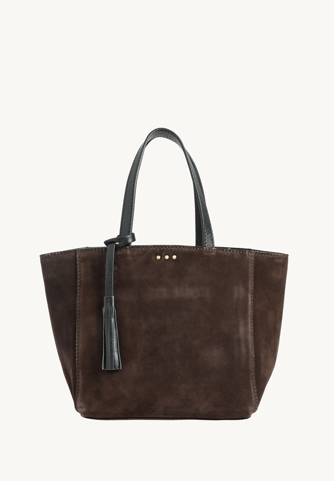 PARISIAN CABAS Small - Suede leather