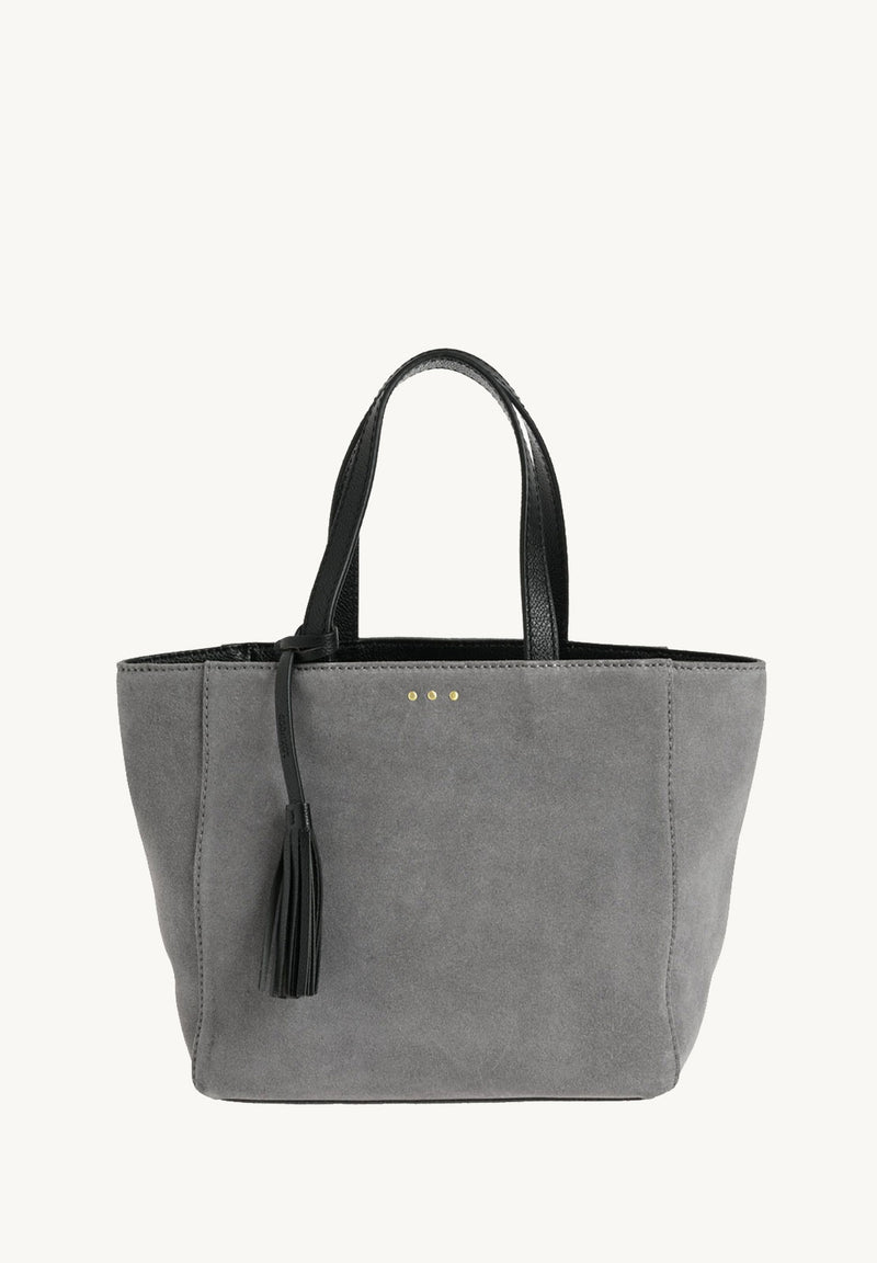 Small PARISIAN SHOPPING BAG - Suede leather