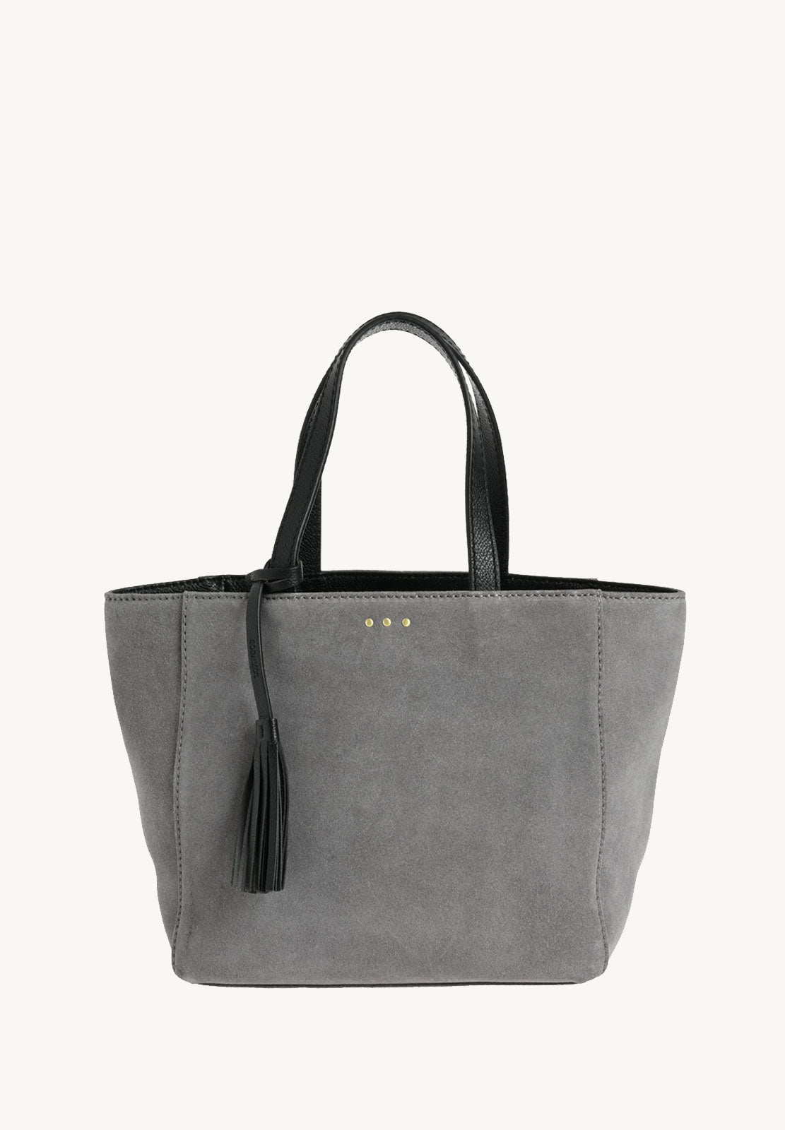Small PARISIAN SHOPPING BAG - Suede leather