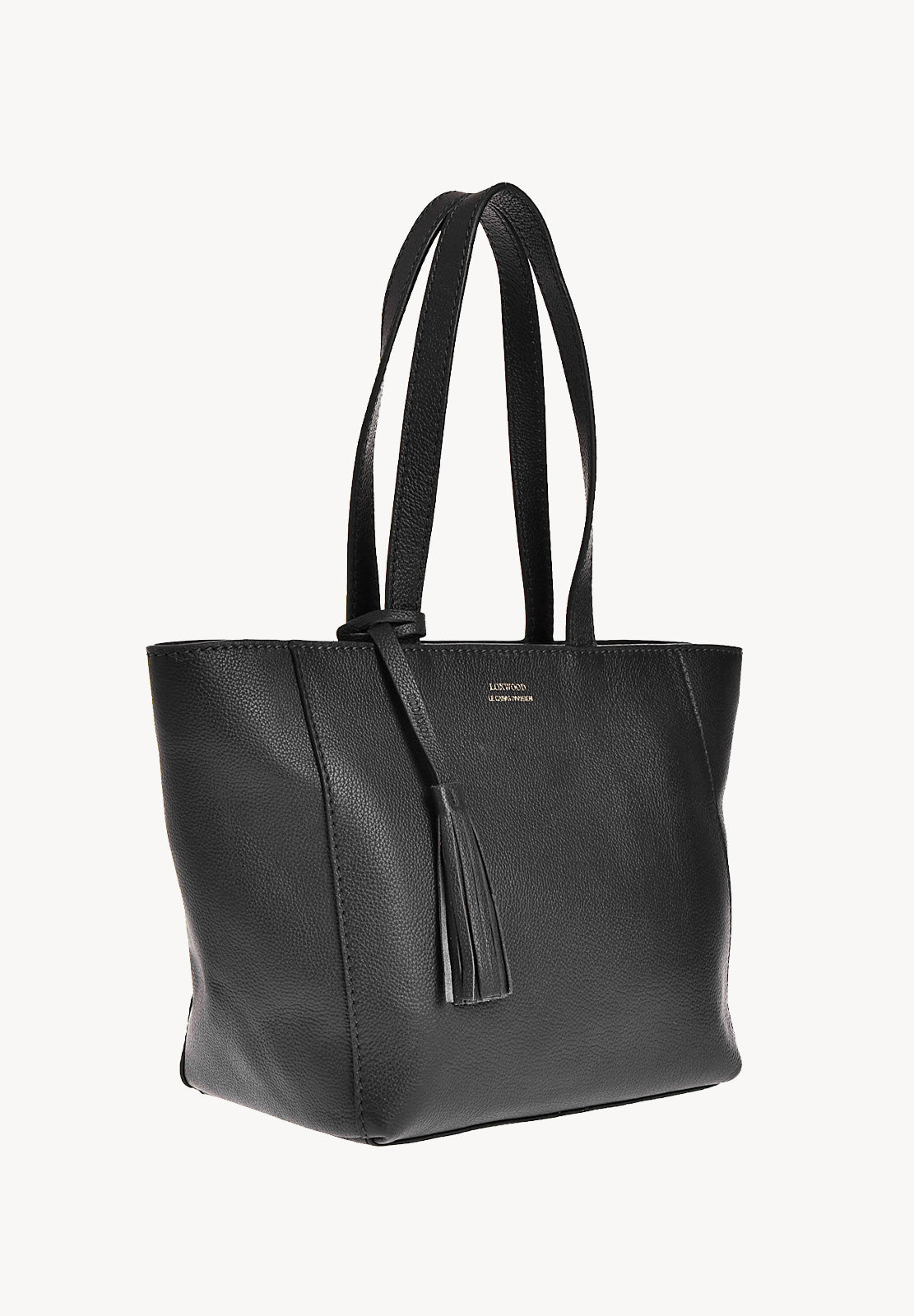 Small ZIPPER tote bag - Grained leather