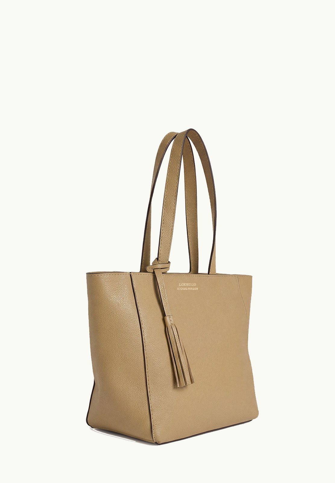 Small ZIPPER tote bag - Grained leather