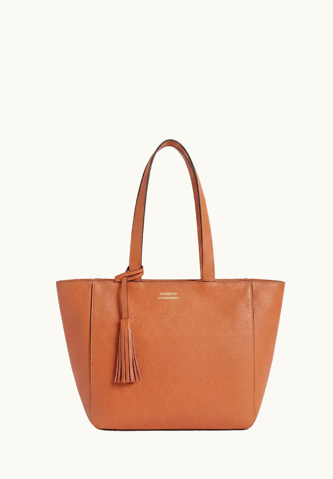 Cabas Parisien zippé en cuir grainé