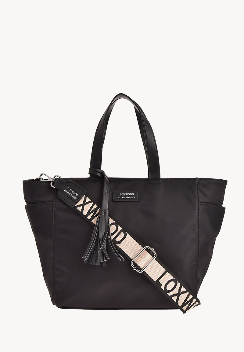 Petit cabas ZIPPÉ avec bandoulière - Nylon