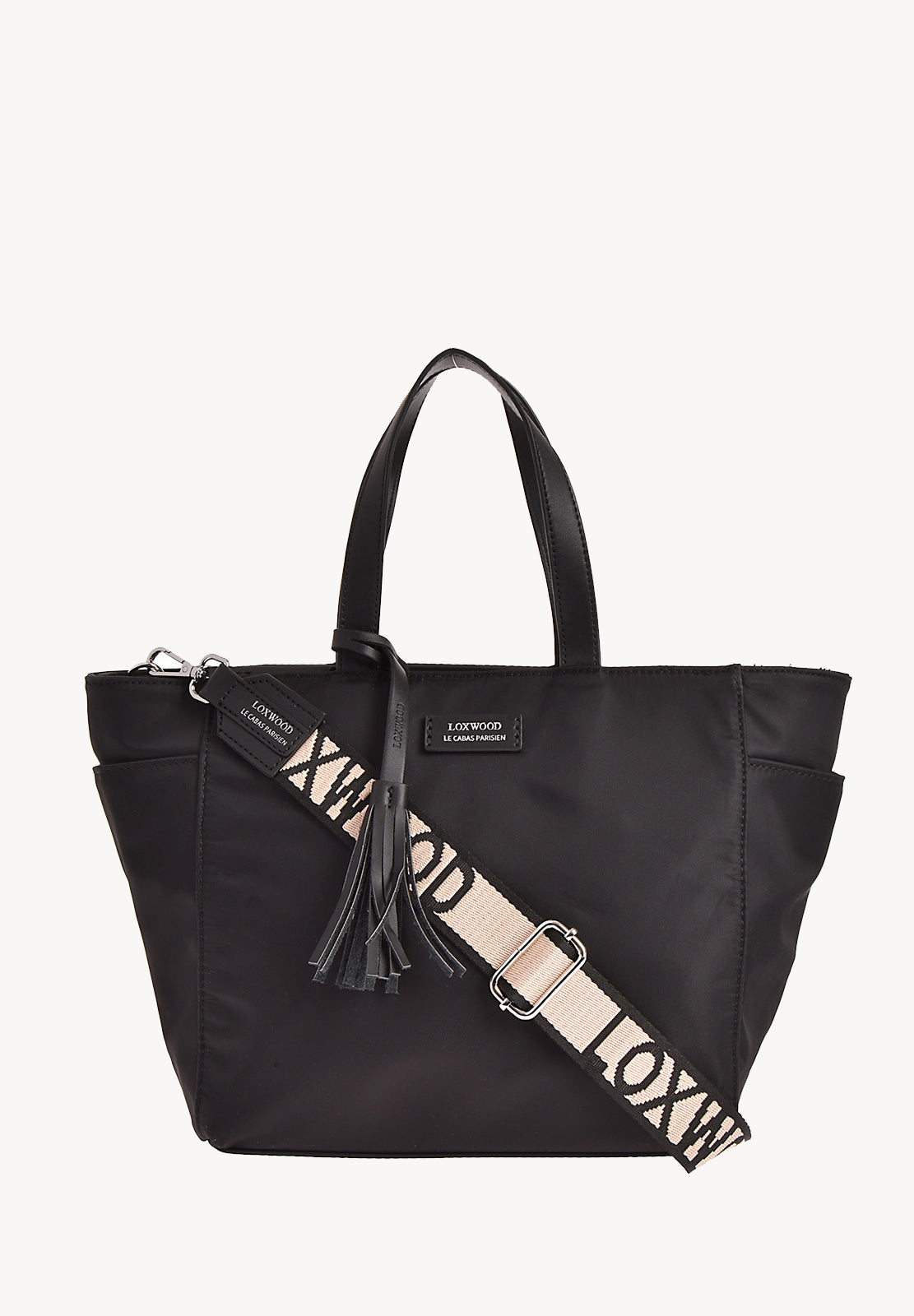 Petit cabas ZIPPÉ avec bandoulière - Nylon