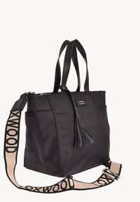 Petit cabas ZIPPÉ avec bandoulière - Nylon