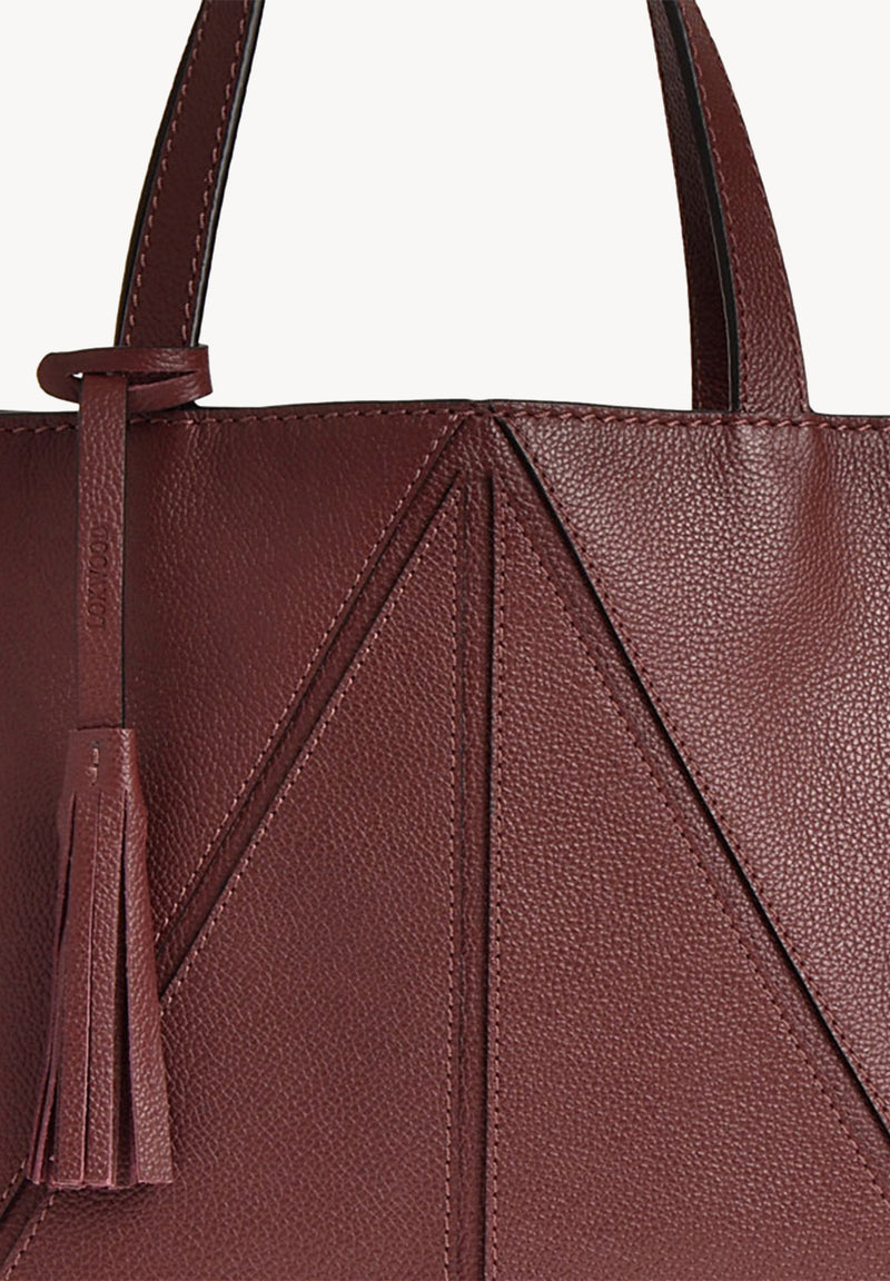 PARISIEN medium ORIGAMI tote bag - Grained leather