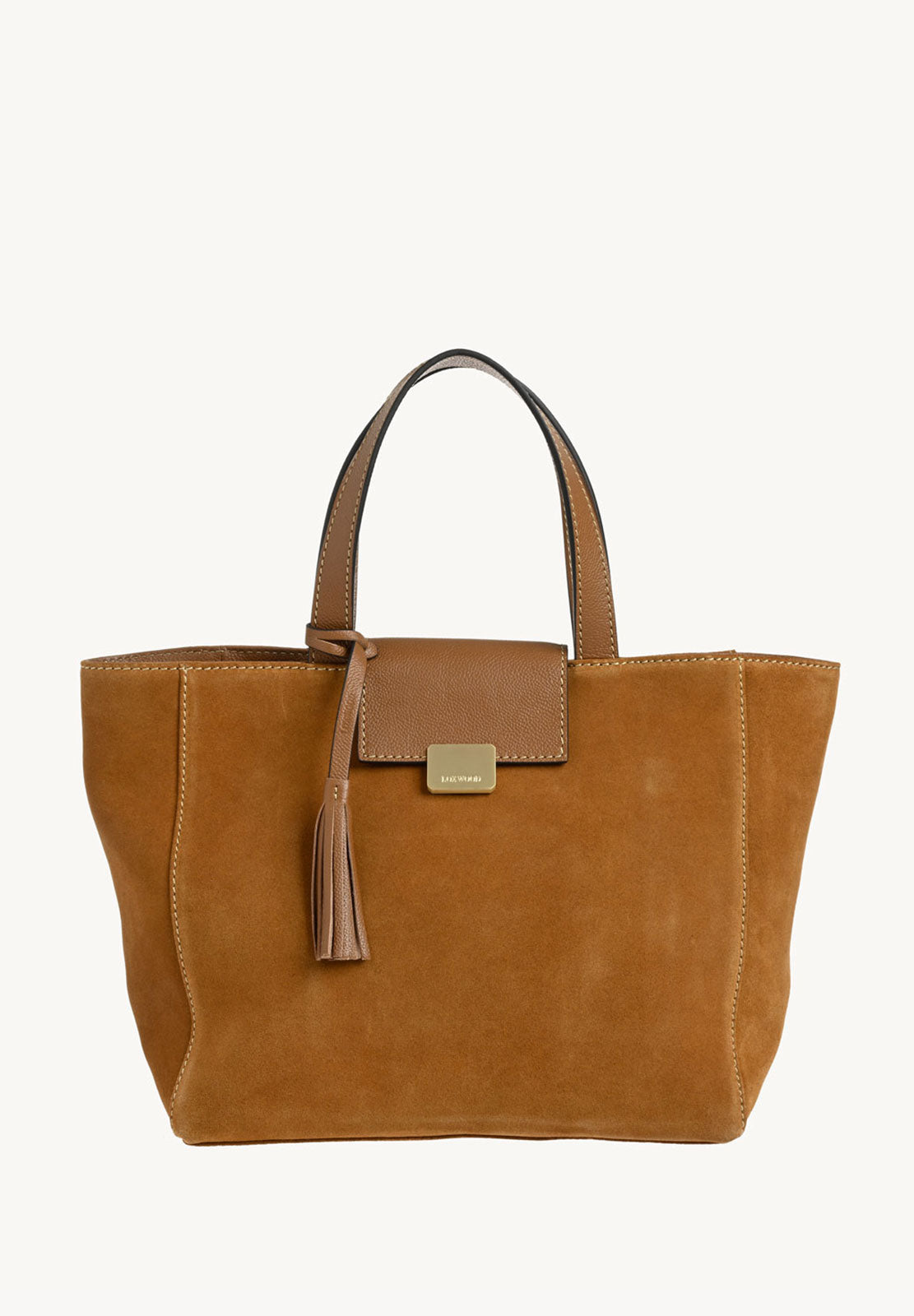 Cabas PARISIEN medium en cuir velours