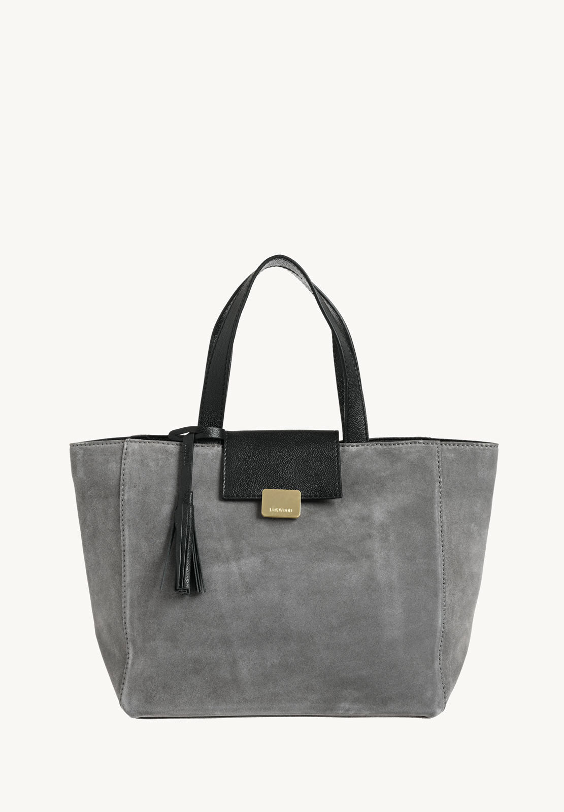 Cabas PARISIEN medium en cuir velours