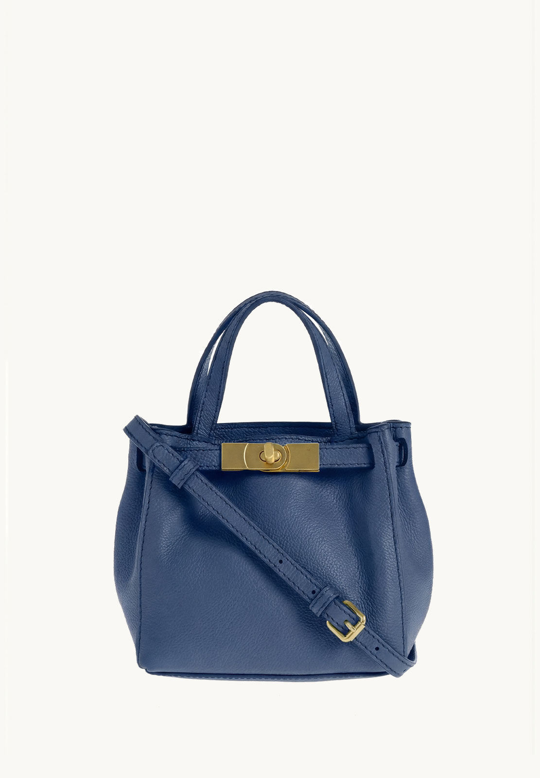 BABY NANOU - Mini crossover en cuir grainé