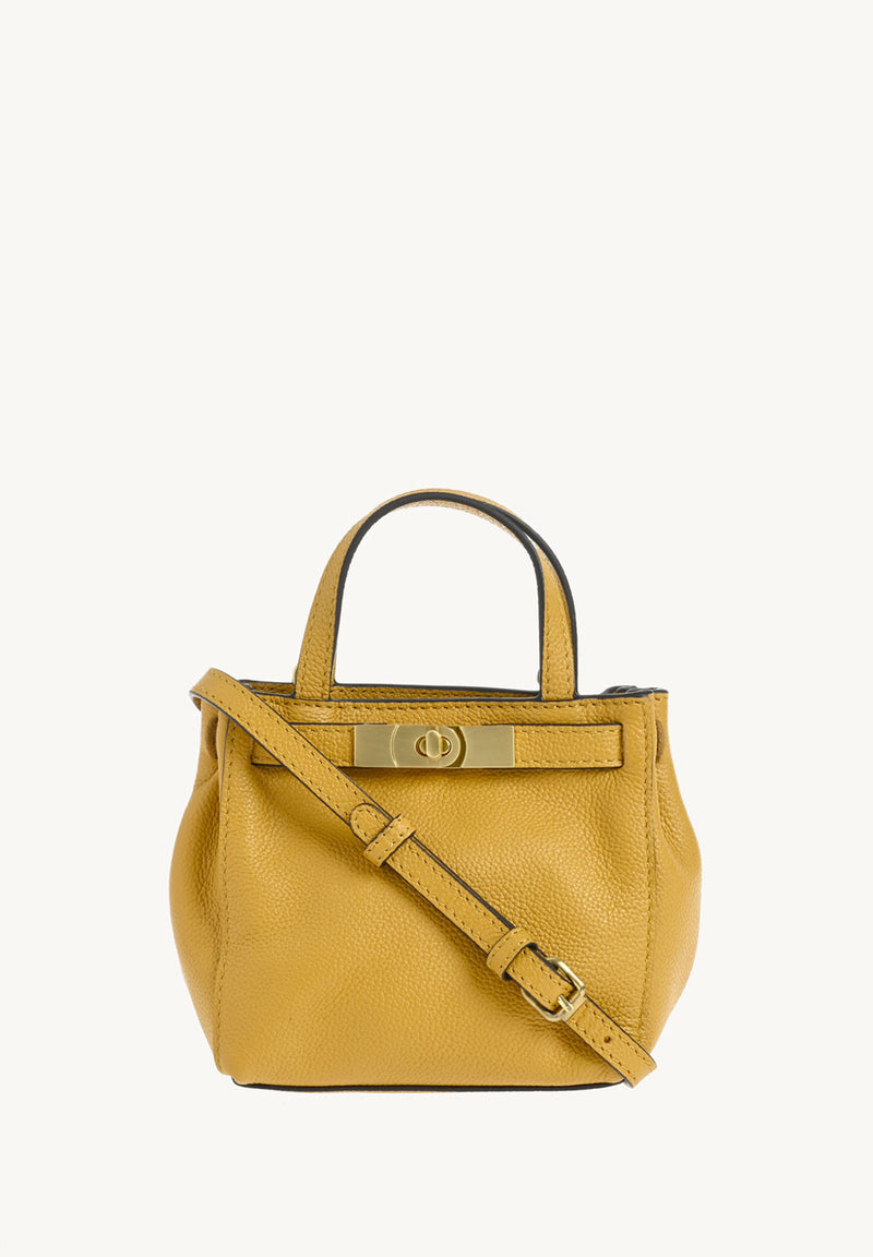 BABY NANOU - Mini crossover en cuir grainé