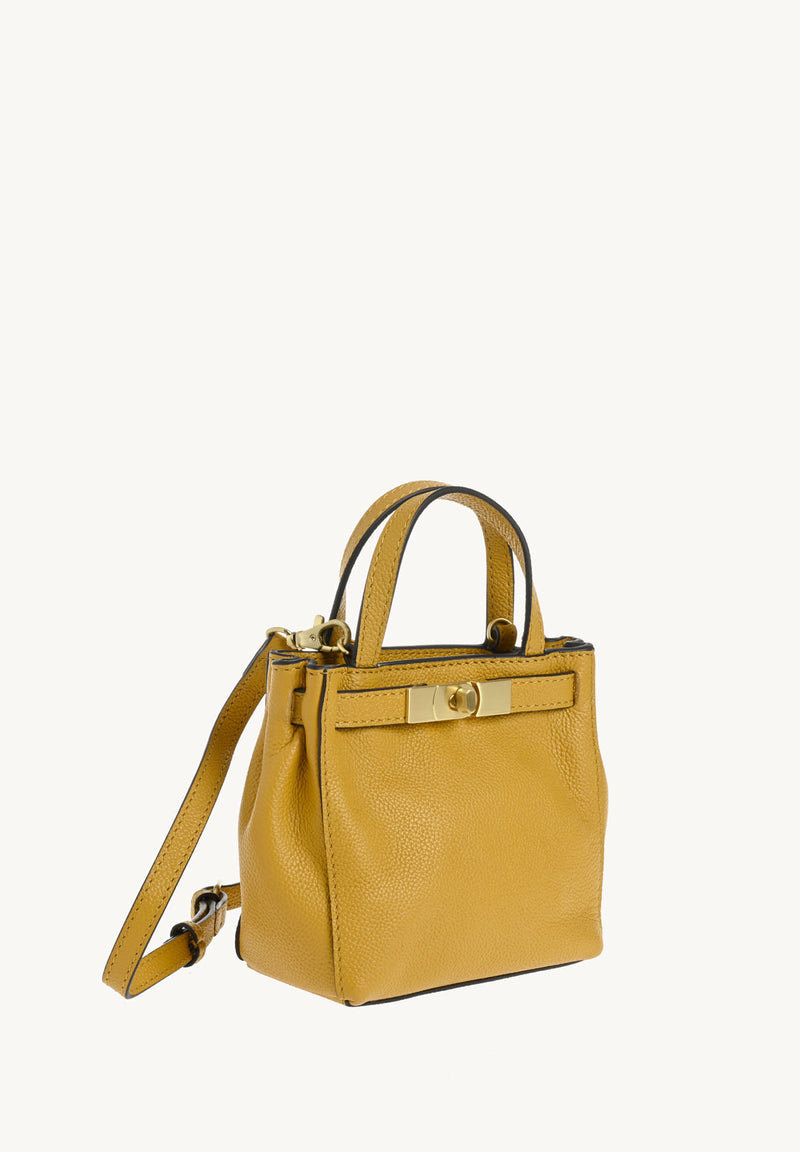 BABY NANOU - Mini crossover en cuir grainé