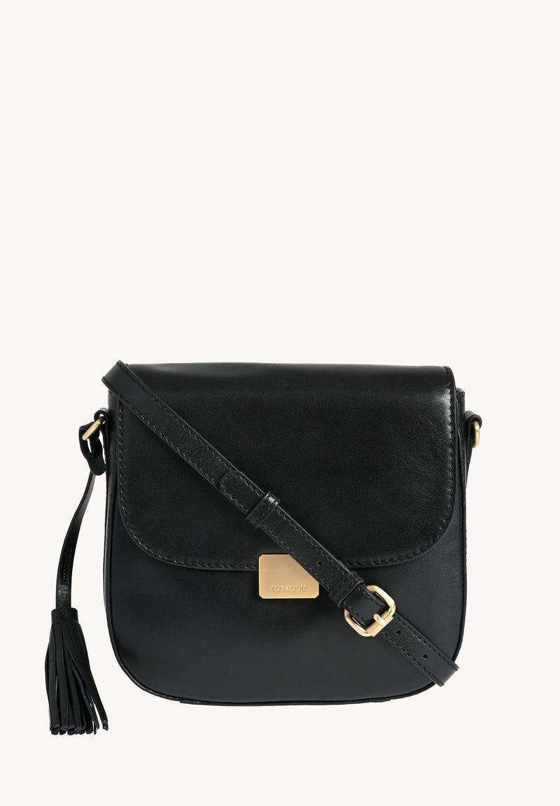 LAURENE - Sac besace en cuir lisse