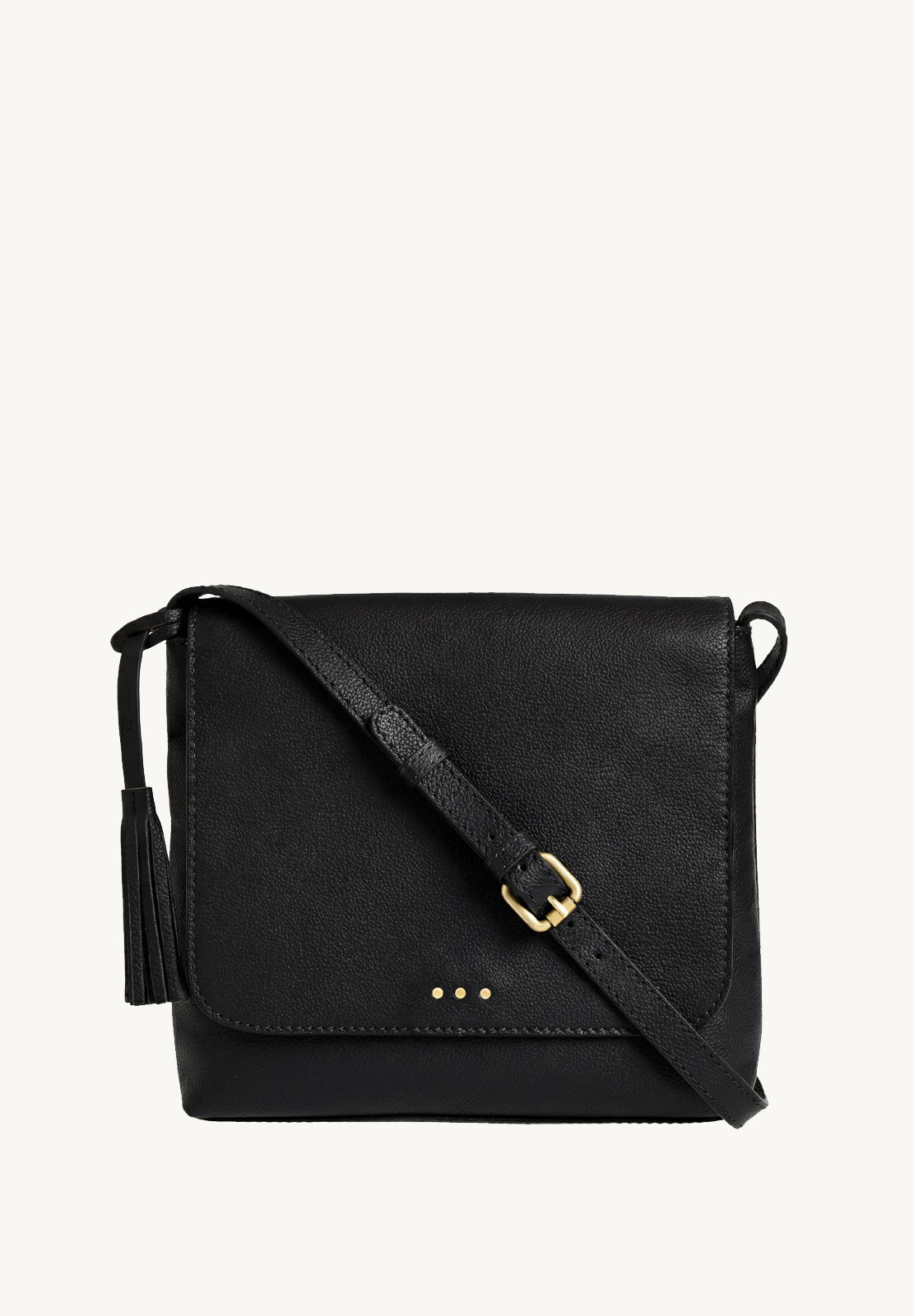 ANOUK - Sac besace en cuir grainé