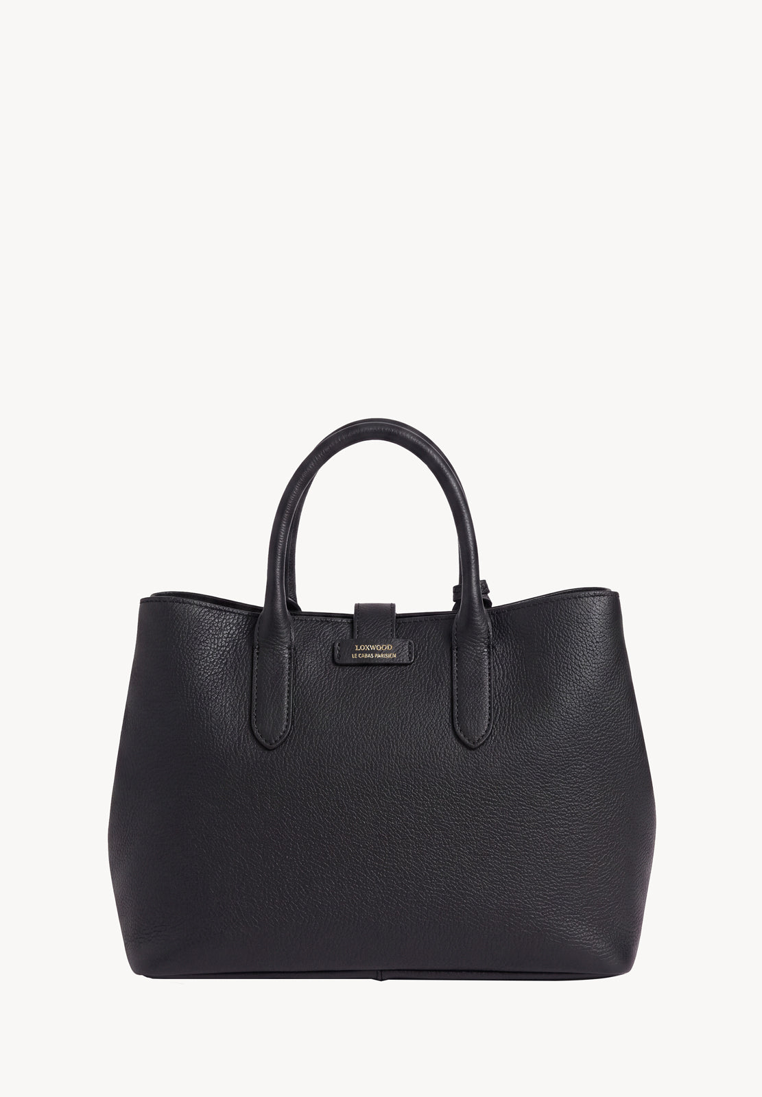 MIA - Grained leather shoulder bag Black